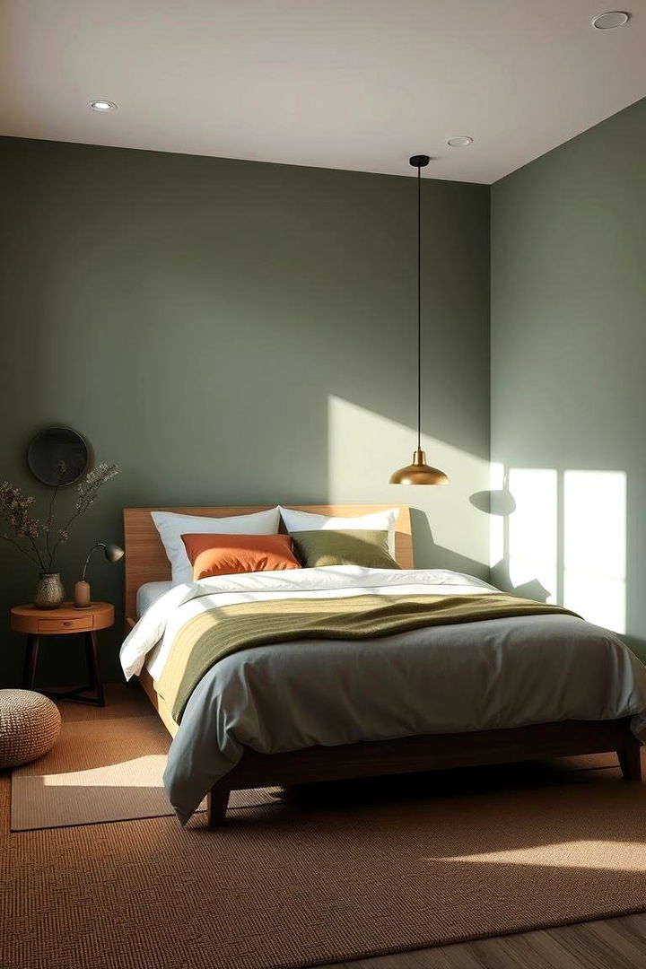 Minimalistic Retreat Calm and Understated Palette - 22 Green and Brown Bedroom Ideas