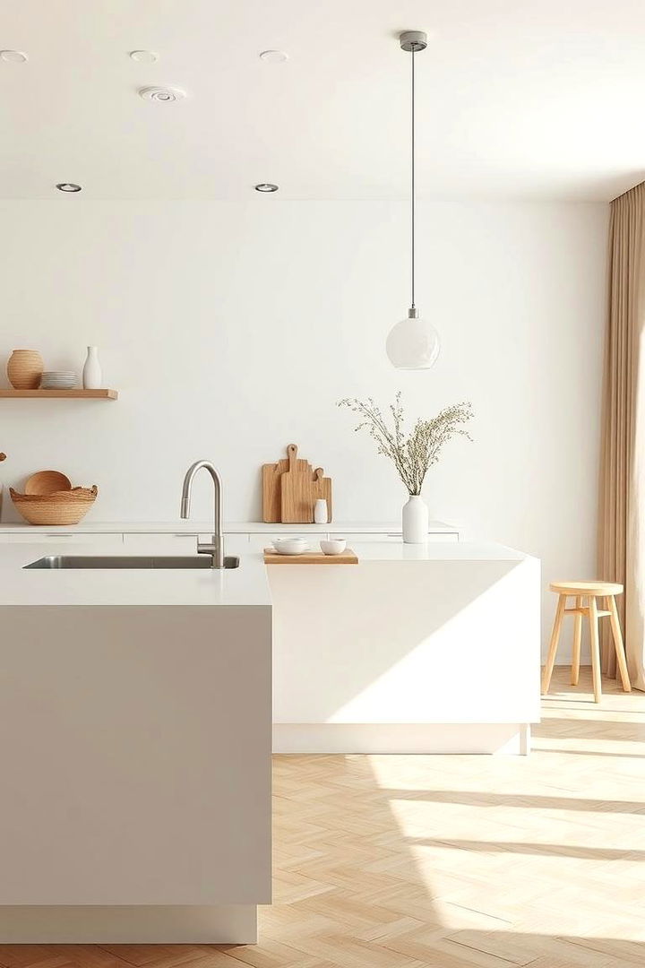 Minimalistic Scandinavian Touch - 22 Kitchen Peninsula Ideas