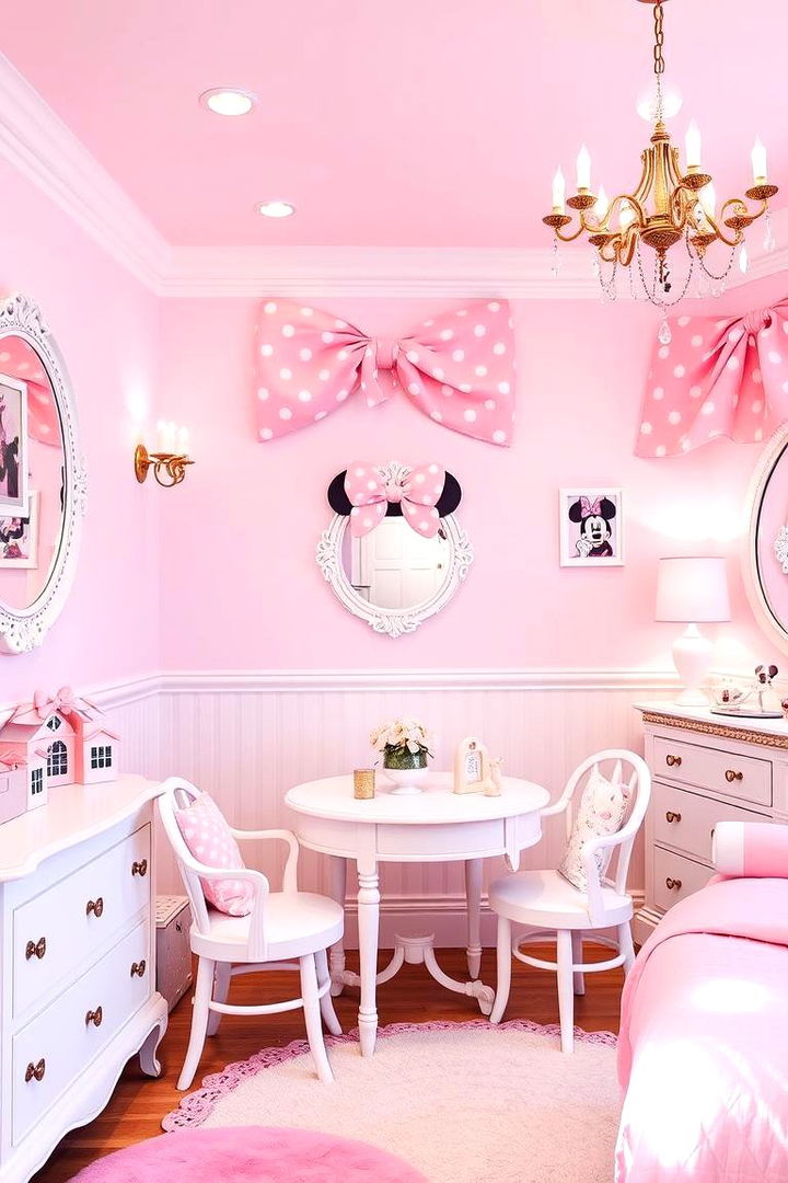 Minnie Mouse Chic - Enchanting Disney Bedroom Ideas for Themed Spaces