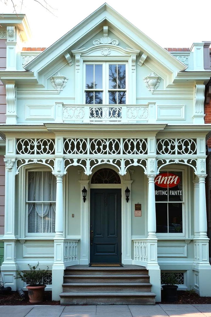 Mint Green Subtle Sophistication - 22 Green Victorian House Colors