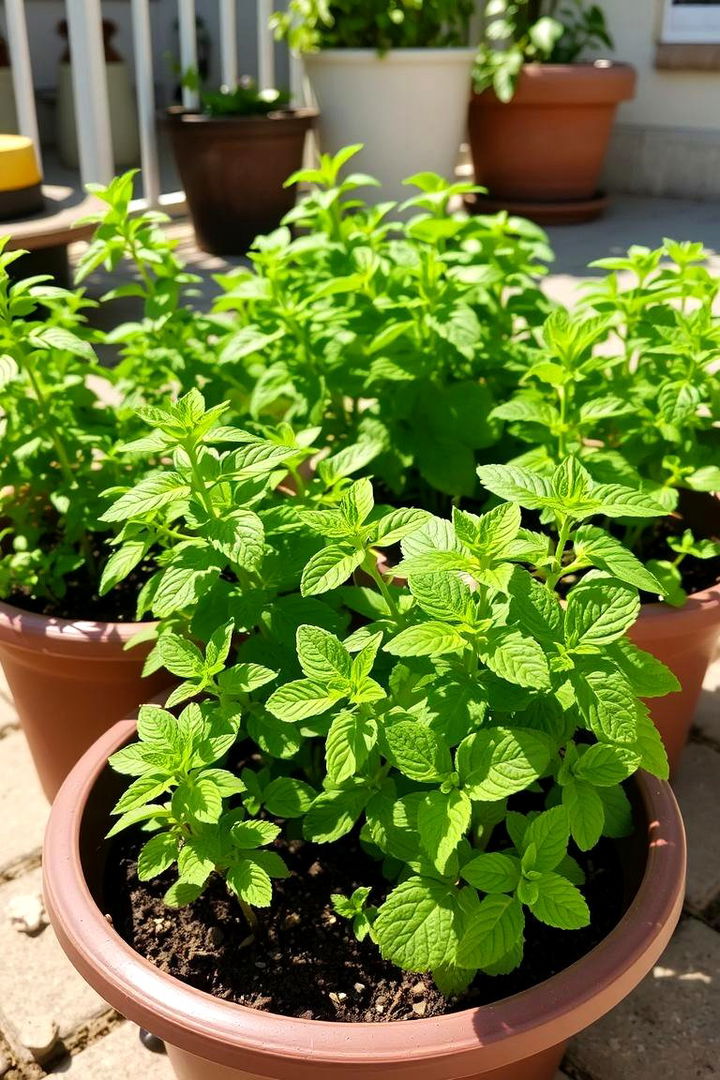 Mint Invigorating Patio Herb - 22 Patio Plants
