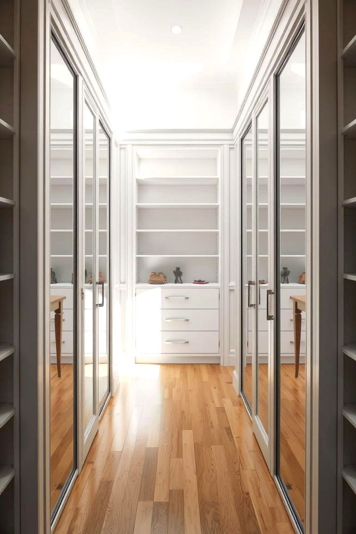 Mirror Doors - 22 Small Closet Storage Ideas