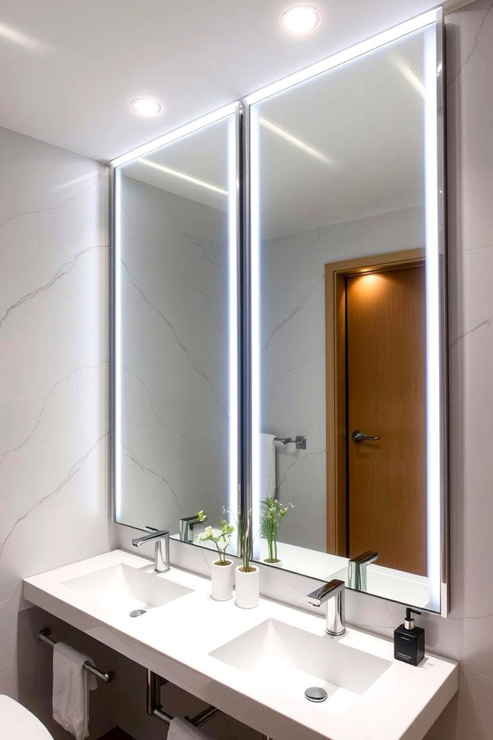 Mirror Enhancements - 22 Jack and Jill Bathroom Ideas