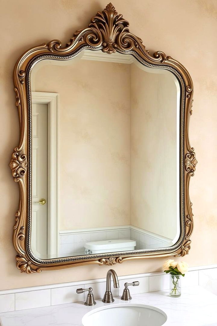 Mirror Magic for Visual Expansion - 22 Beige Bathroom Ideas