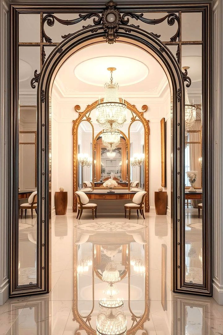 Mirror Reflection Entrance - 22 Wedding Entrance Ideas