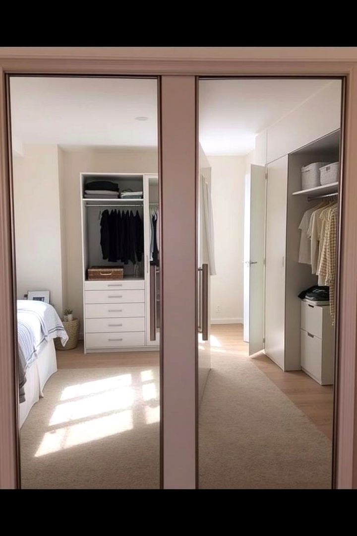 Mirrored Closet Doors - 22 Bedroom Mirror Ideas