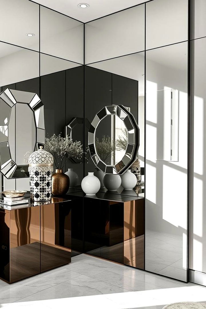Mirrored Decor and Reflective Surfaces - 22 Boho-scandinavian Design and Decor Ideas