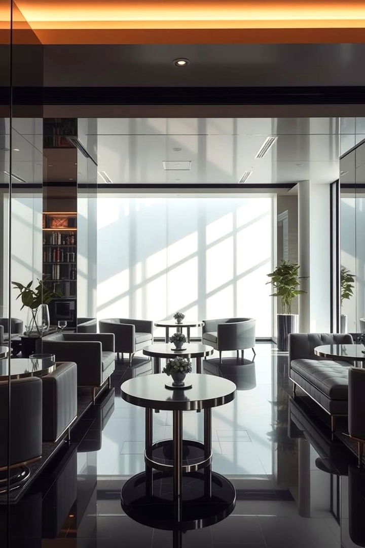 Mirrored Surfaces and Glass - 22 Art Deco Interior Design Ideas