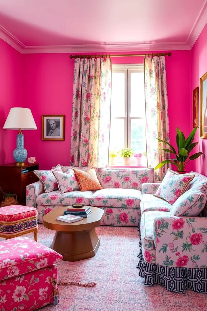 Mix Match Patterns - 22 Pink Boho Bedroom Ideas