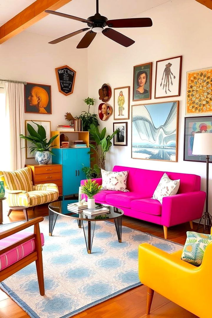 Mix Retro With Modern Accessories - 22 Midcentury Modern Bedroom Decorating Ideas