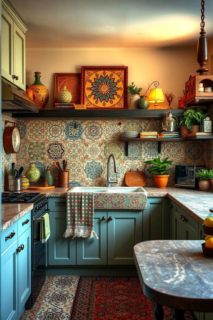 Mix and Match Patterns - 22 Eclectic Kitchen Ideas