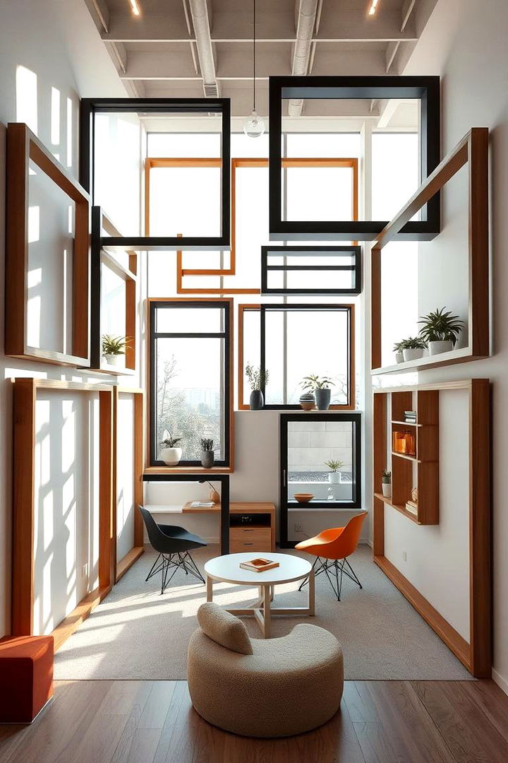 Mix of Frame Shapes - 22 Family Picture Wall Ideas