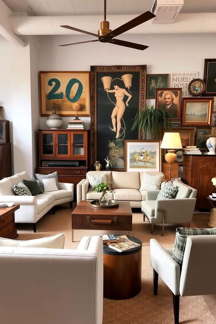 Mix of Modern and Vintage - 22 Neutral Boho Living Room Ideas