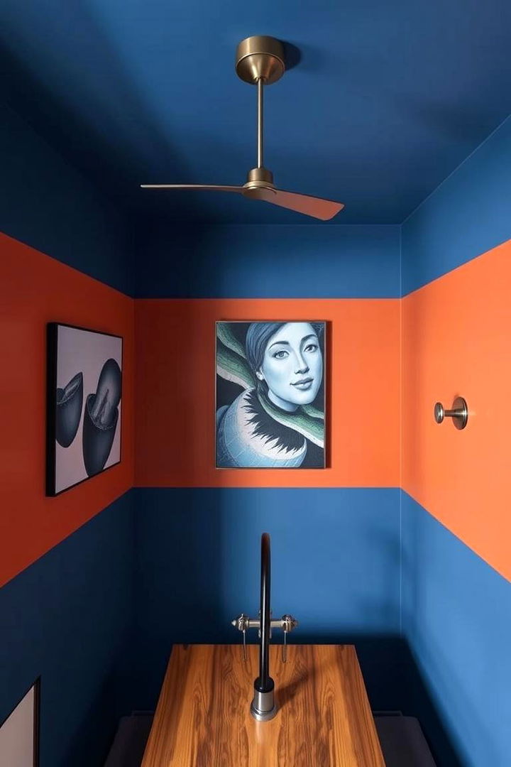 Mix with Cool Contrasts - 22 terracotta living room ideas