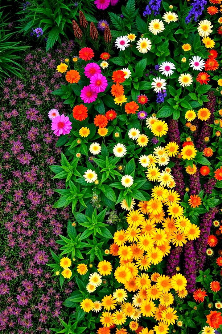 Mixed Borders with Ground Covers - 22 Front Yard Flower Bed Ideas