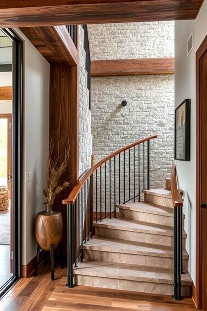 Mixed Material Chic Steps - 22 Front Step Ideas