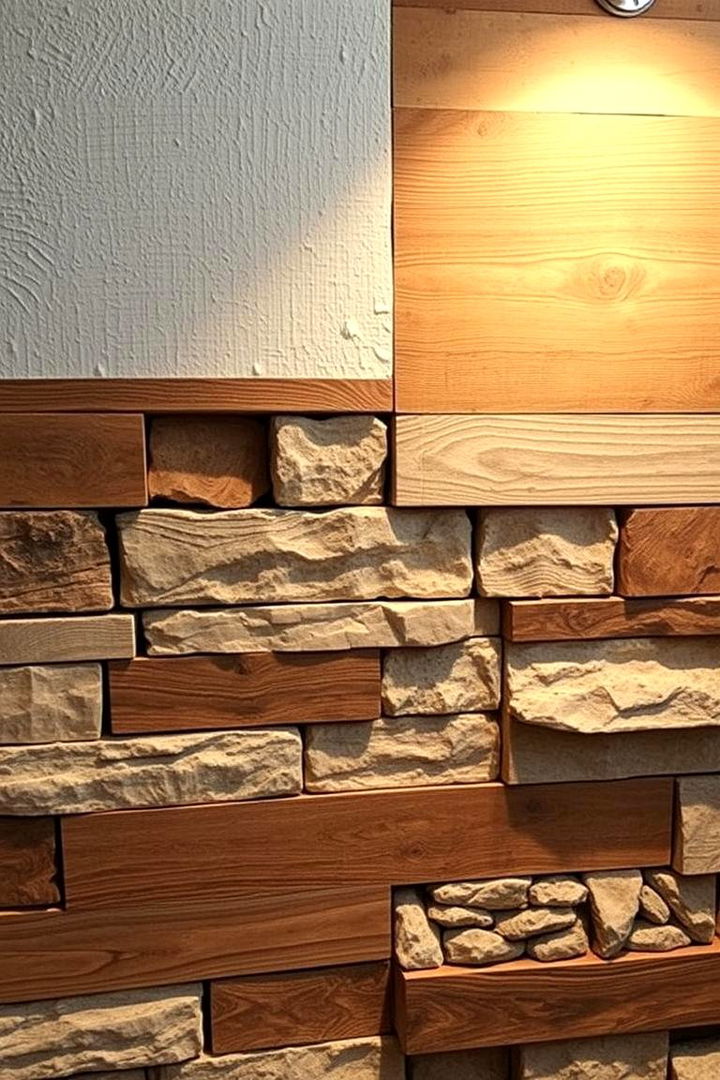 Mixed Material Designs - 22 Basement Wall Ideas
