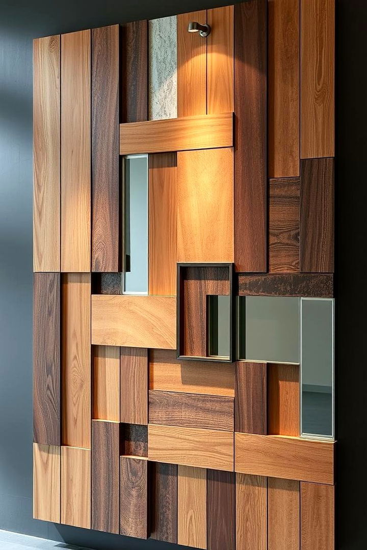 Mixed Material Fusion - 22 Half Wall Paneling Ideas