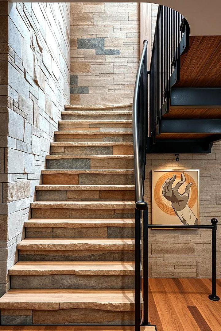 Mixed Material Innovations - 22 Contemporary Staircase Design Ideas