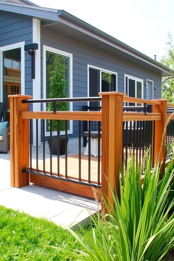 Mixed Material Integrations - 22 Split Rail Fence Ideas