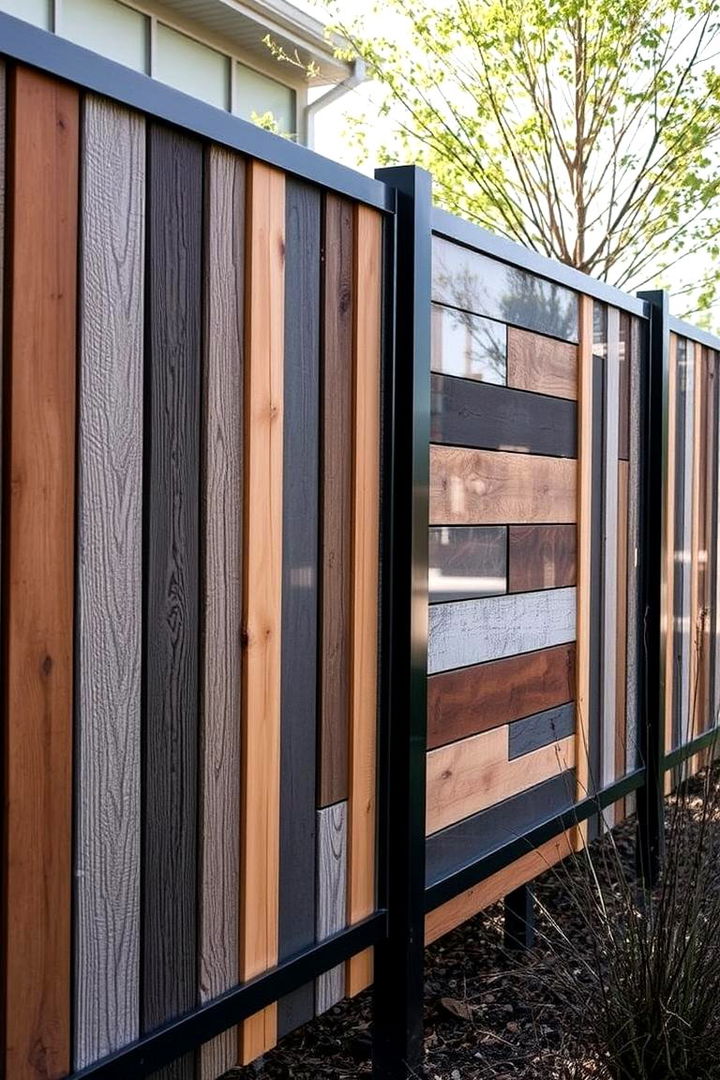 Mixed Material Mastery - 22 Decorative Fence Ideas