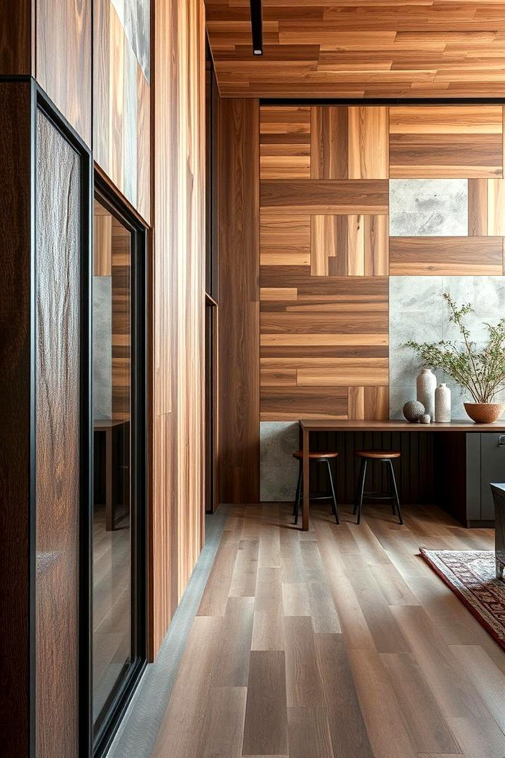 Mixed Materials - 22 Modern Living Room Ideas