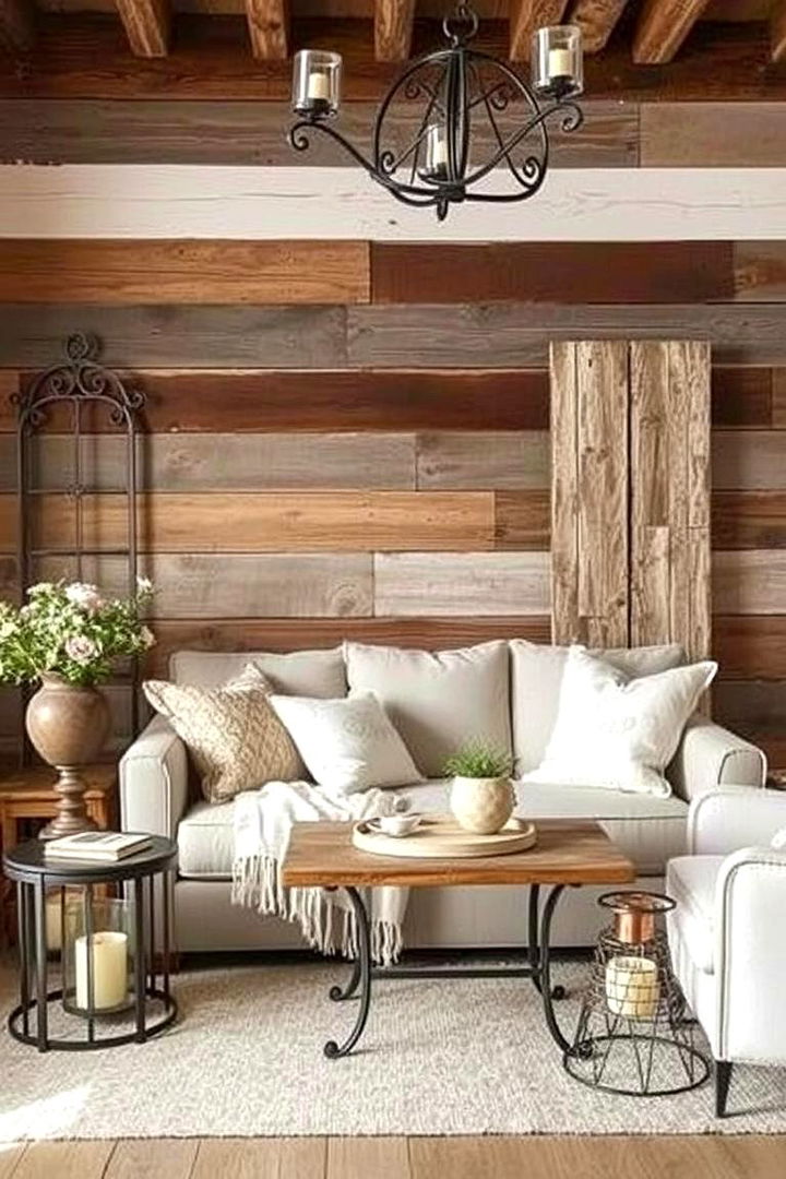 Mixed Materials Aesthetics - 22 Shabby Chic Bedroom Ideas