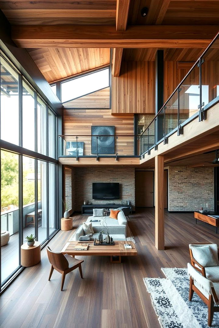 Mixed Materials Magic - 22 Loft-style Living Room Ideas