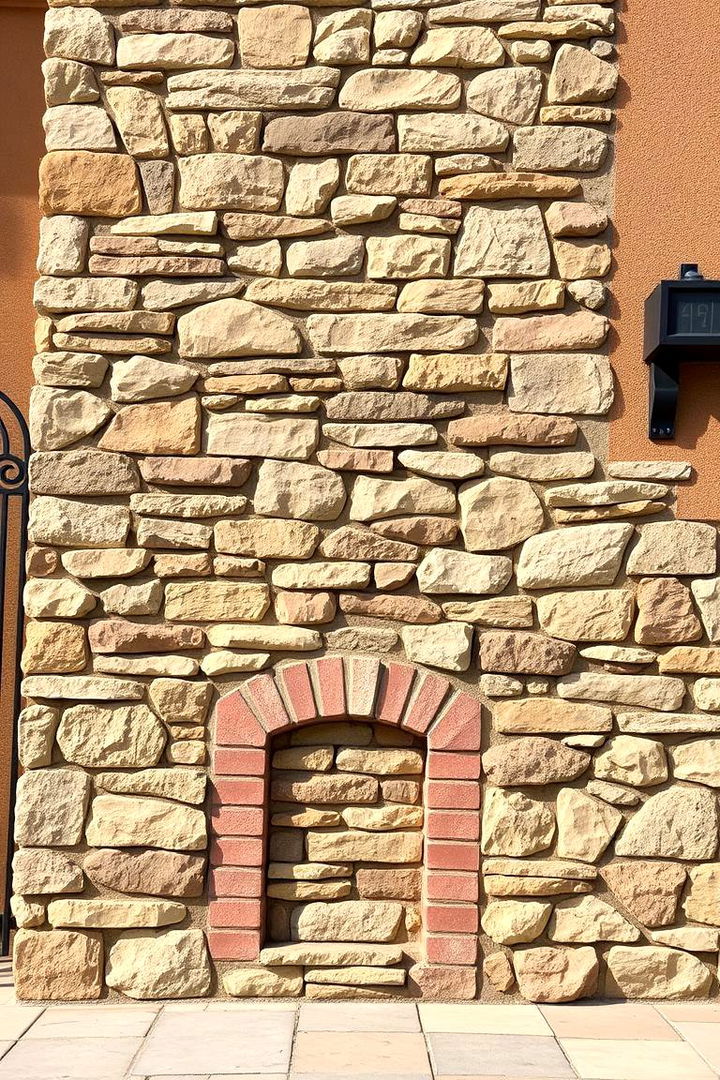 Mixed Materials Masonry - 22 Aesthetic House Exterior Ideas
