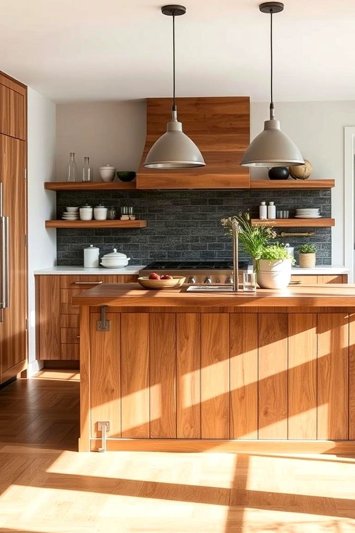 Mixed Materials Shiplap Ensemble - 22 Shiplap Kitchen Island Ideas