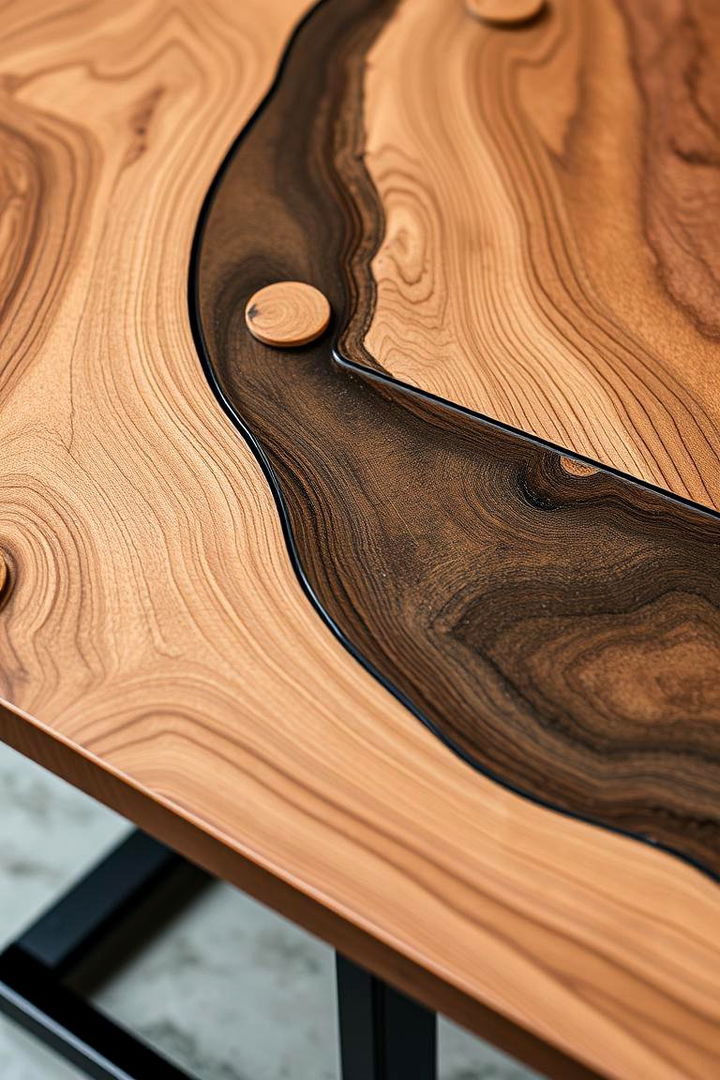Mixed Materials Table Design - 22 Table Design Ideas