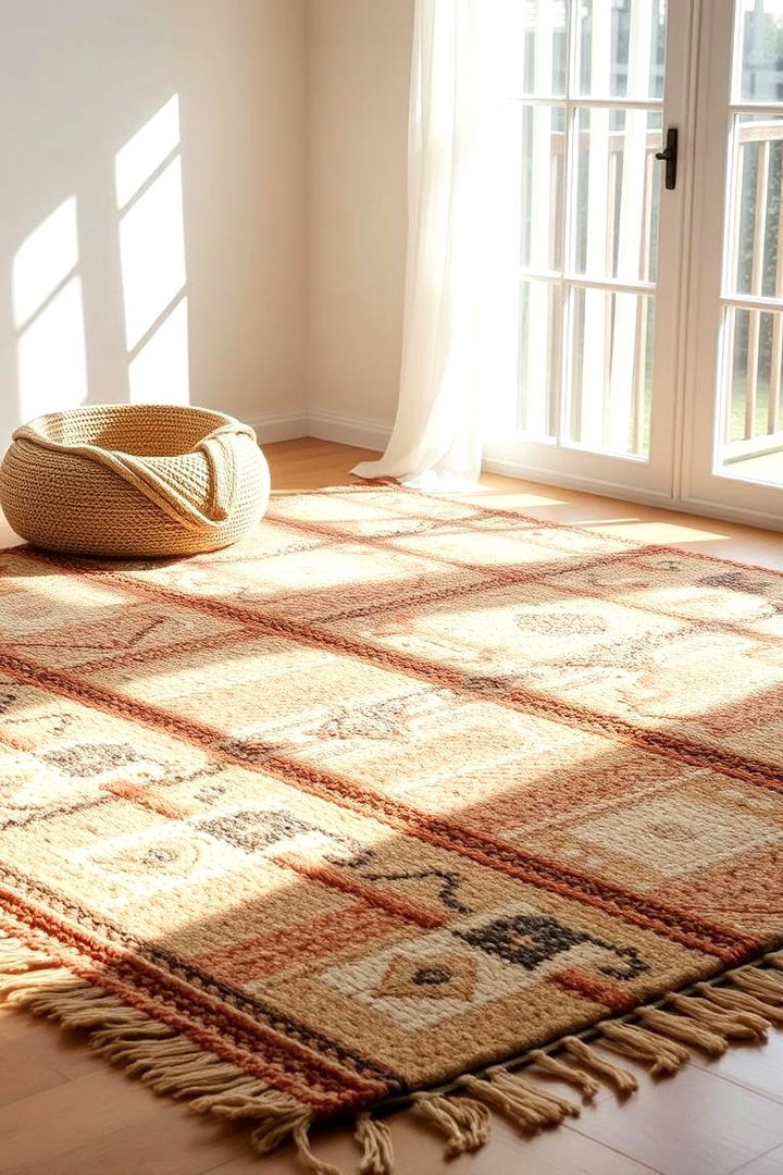 Mixed Materials - 22 Boho Rug Ideas