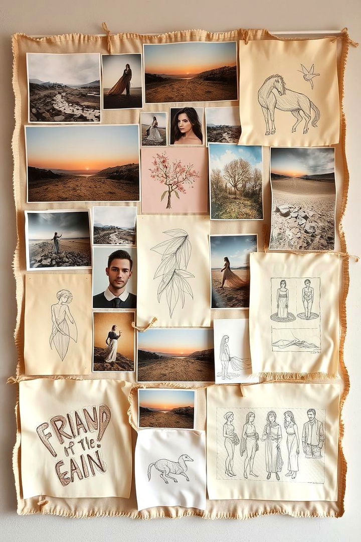 Mixed Media Display - 22 Wall Collage Ideas