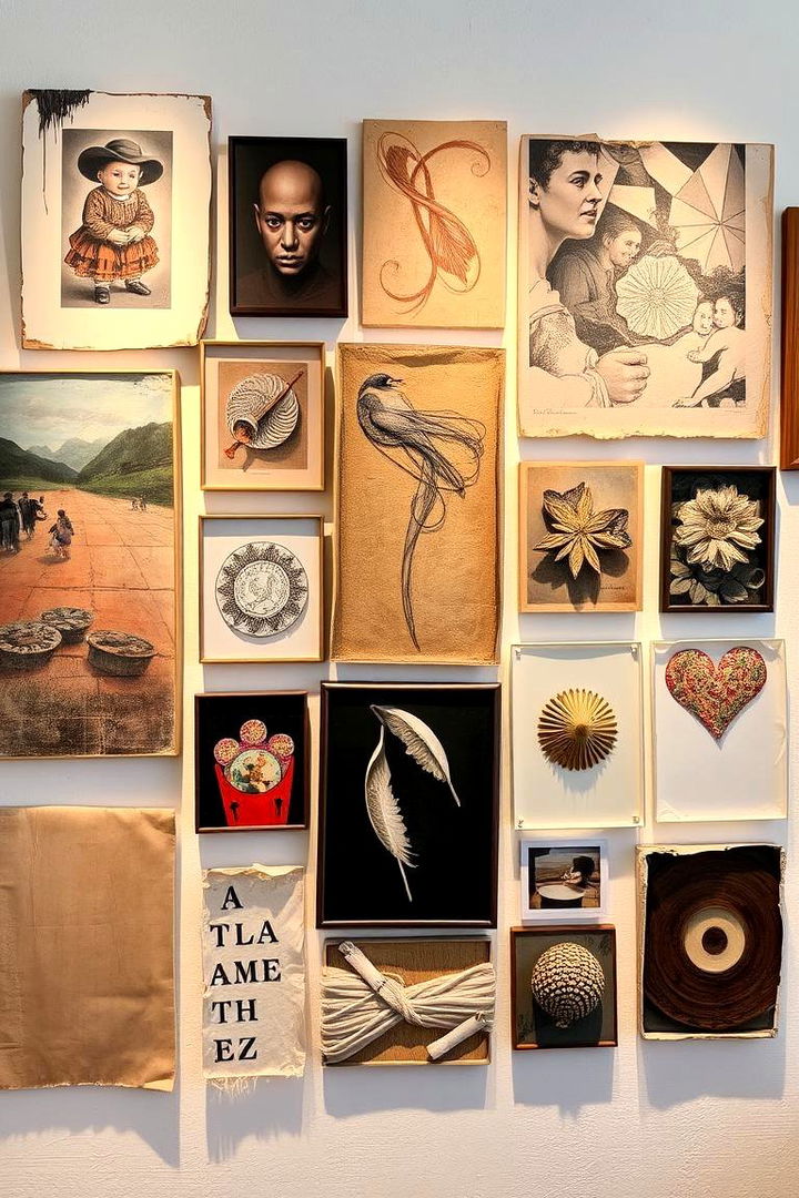 Mixed Media Murals - 22 Gallery Wall Ideas