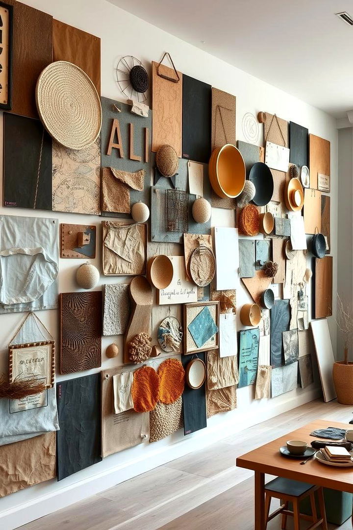 Mixed Media Wall Assemblies - 22 High Ceiling Tall Wall Decor Ideas