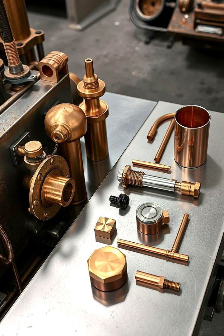 Mixed Metal Elements - 22 Industrial Interior Design Style Ideas
