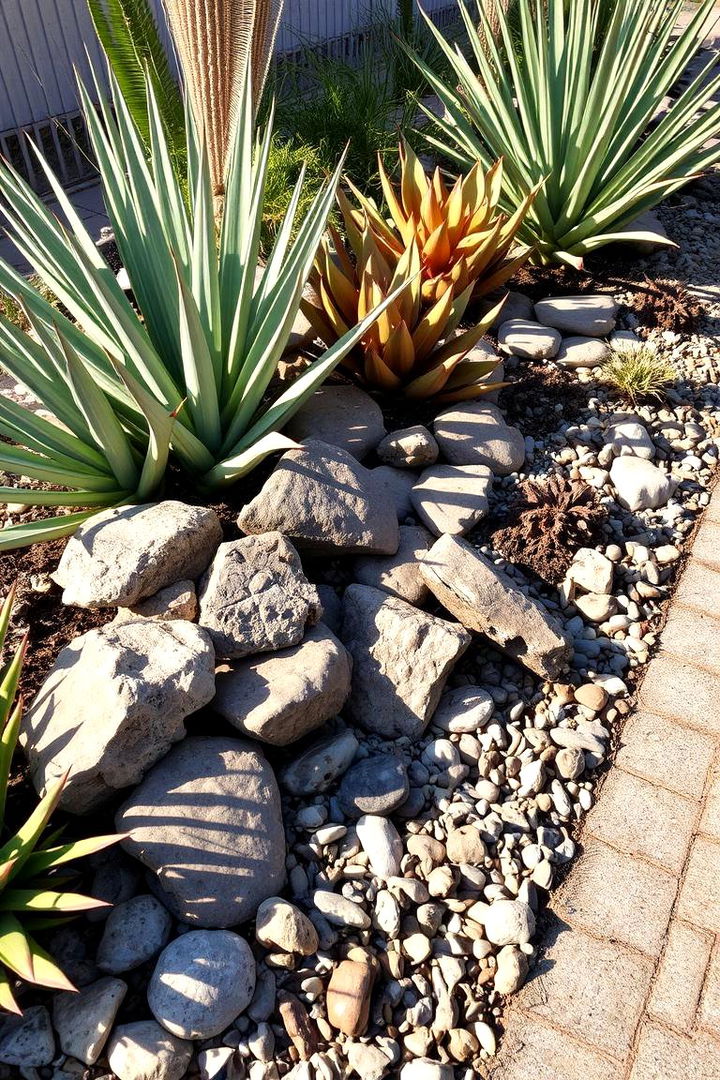 Mixed Texture Border Idea - 22 Low Maintenance Garden Border Ideas