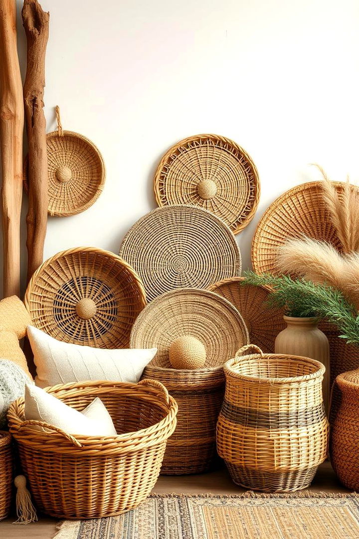 Mixed Texture Layering - 22 Boho Toddler Room Ideas