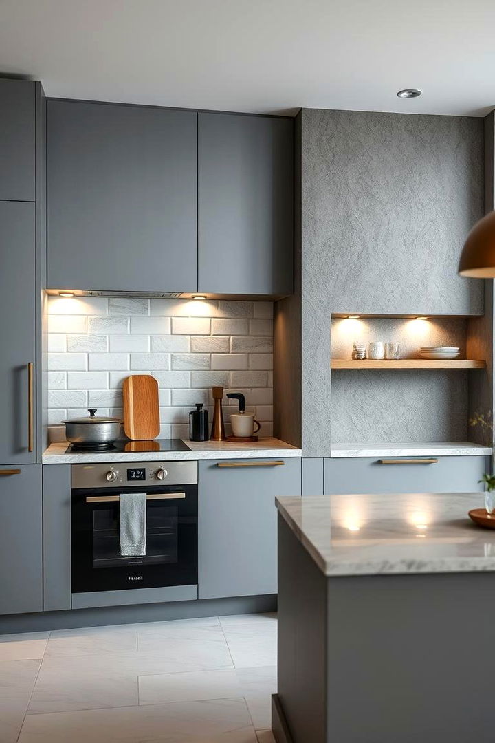 Mixed Texture Magic - 22 Grey and White Kitchen Ideas