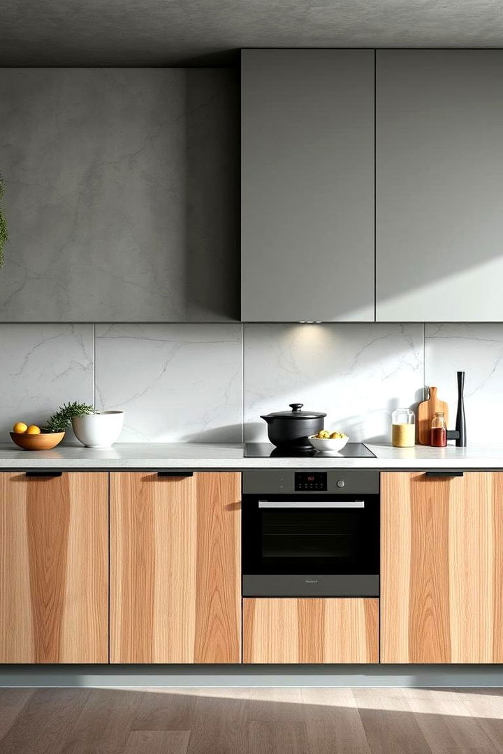 Mixed Textures in Gray Kitchens - 22 Gray Kitchens
