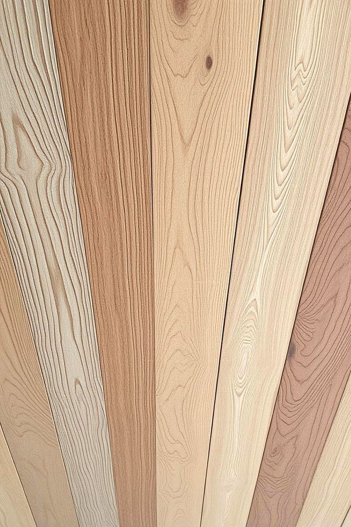 Mixed Wood Textures - 22 Rustic Ceiling Ideas