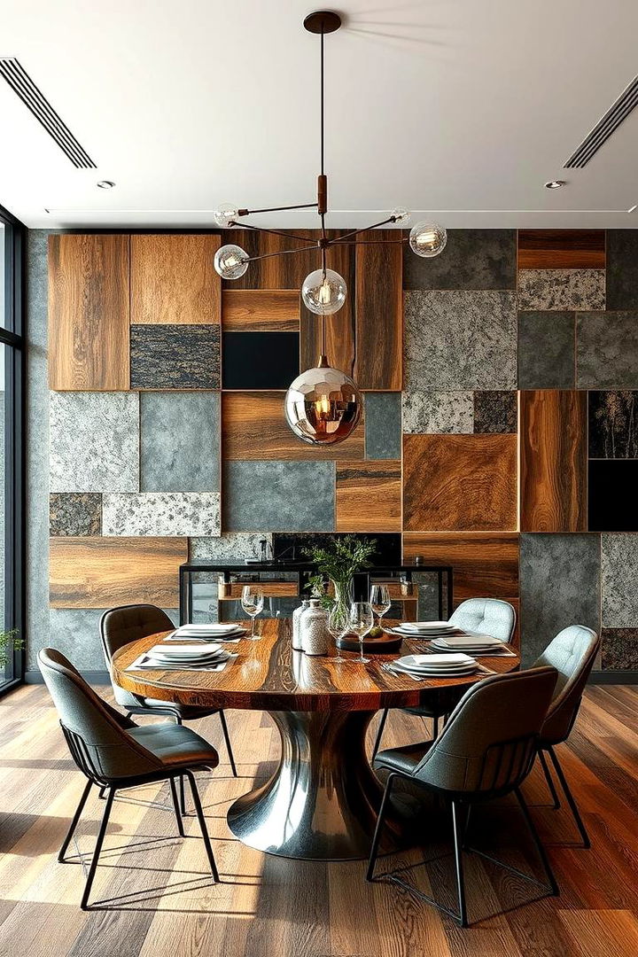 Mixing Materials - 22 Eclectic Dining Room Ideas