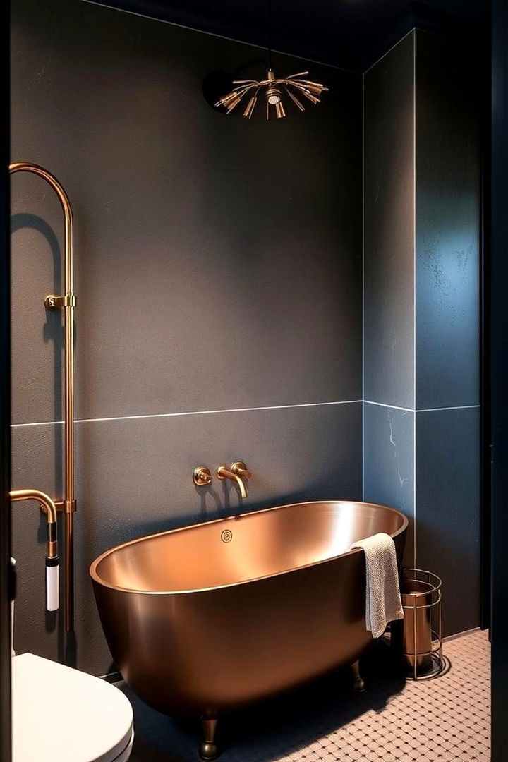 Mixing Metals for a Subtle Contrast - 22 Modern Farmhouse Bathroom Ideas