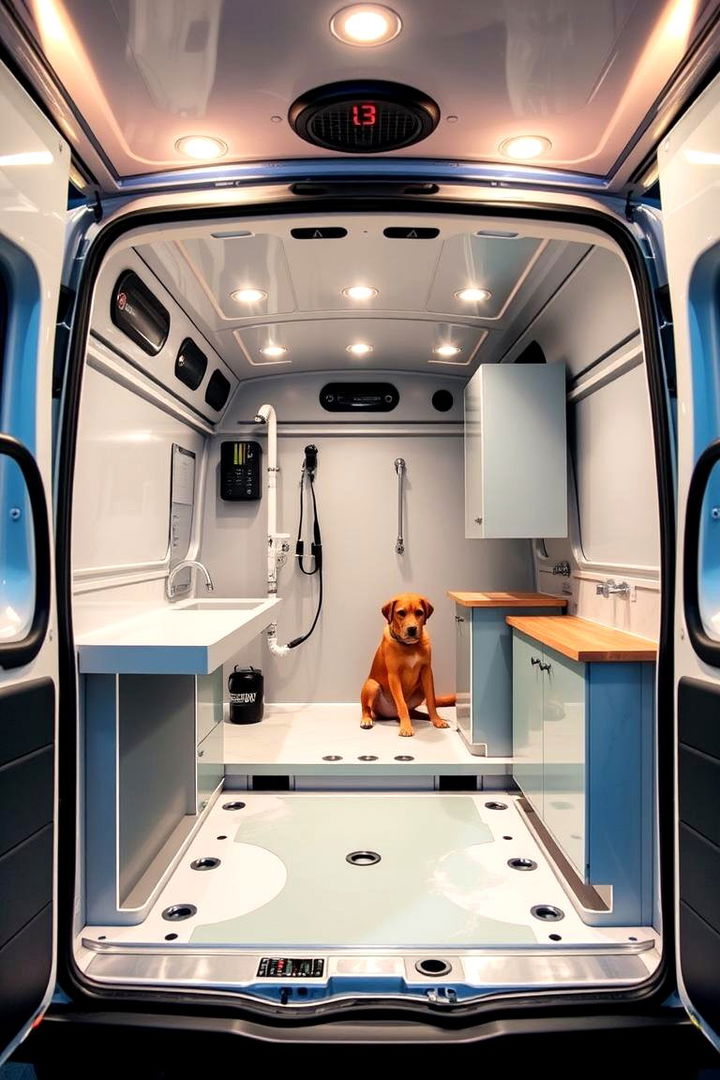 Mobile Dog Wash Van Transformation - 22 Dog Wash Station Ideas