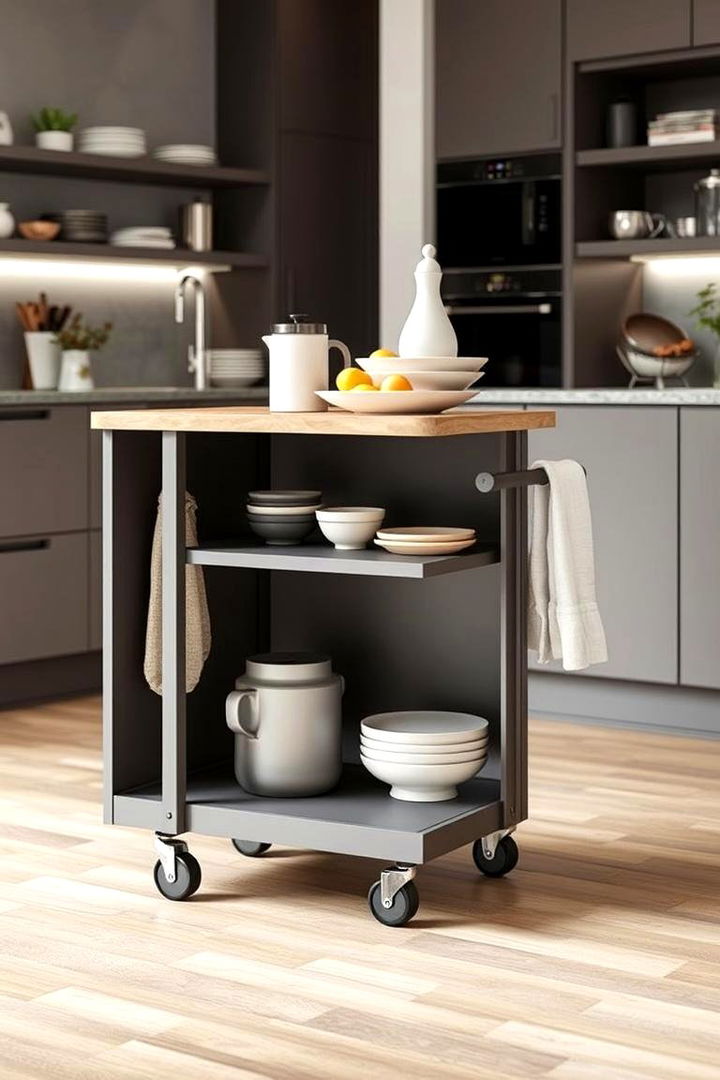 Mobile Island Carts - 22 Kitchen Island Storage Ideas