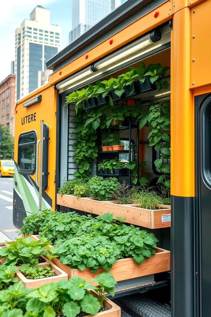 Mobile Urban Farming Greenhouse - 22 School Bus Greenhouse Ideas