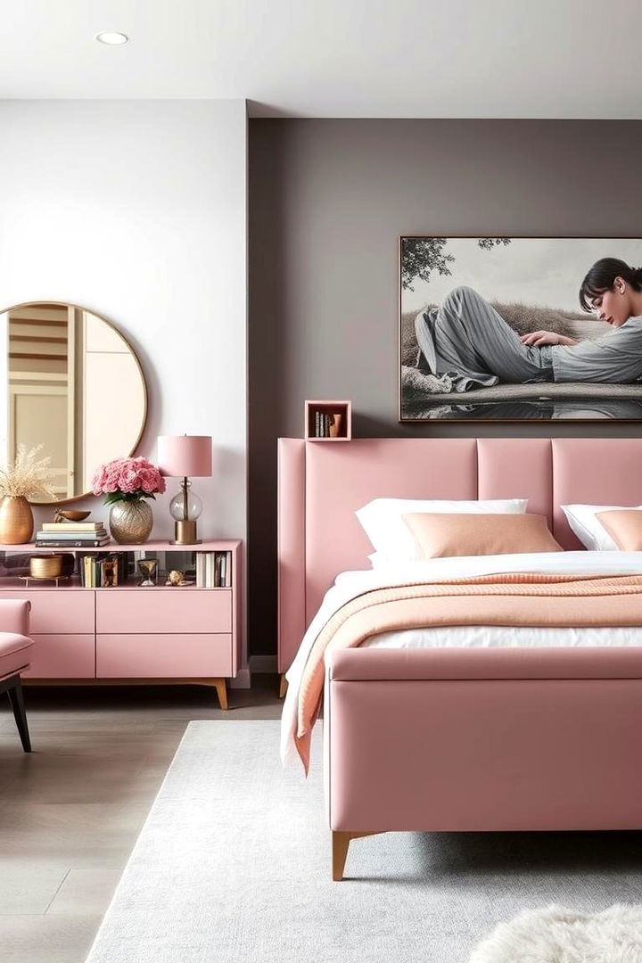 Modern Blush Pink Furniture - 22 Blush Pink Bedroom Ideas