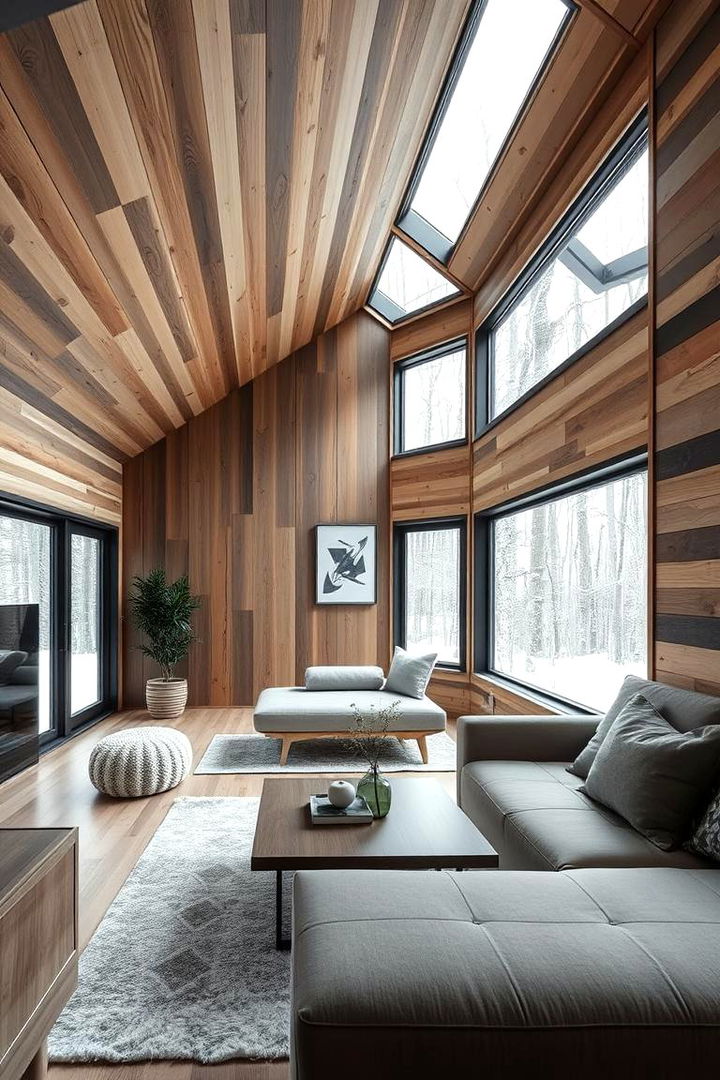 Modern Cabin Fusion - 22 Cabin Living Room Ideas