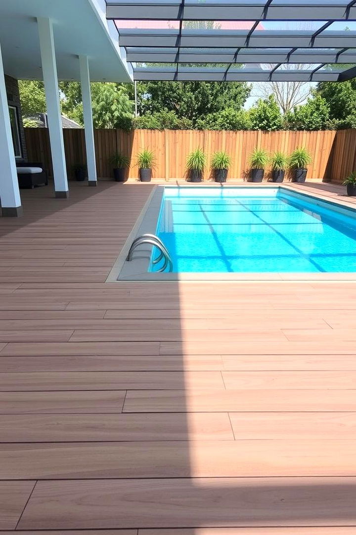 Modern Composite Materials - 22 Above-ground Pool With Deck Ideas