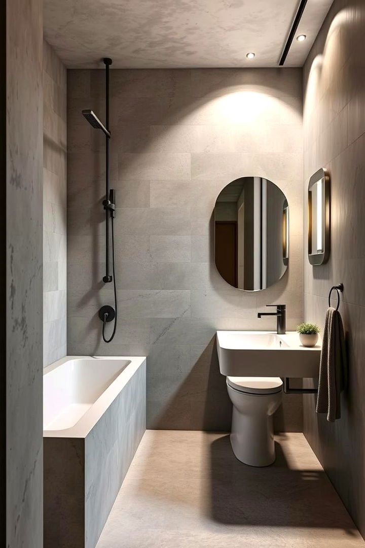 Modern Concrete Finishes - 22 Bathroom Flooring Ideas